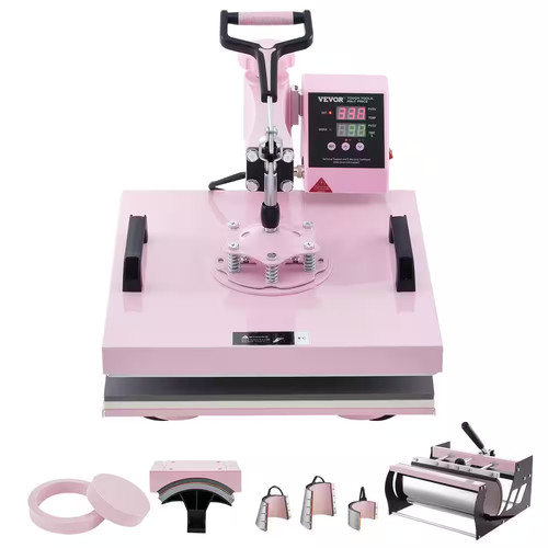 Heat press machine l x - 15,