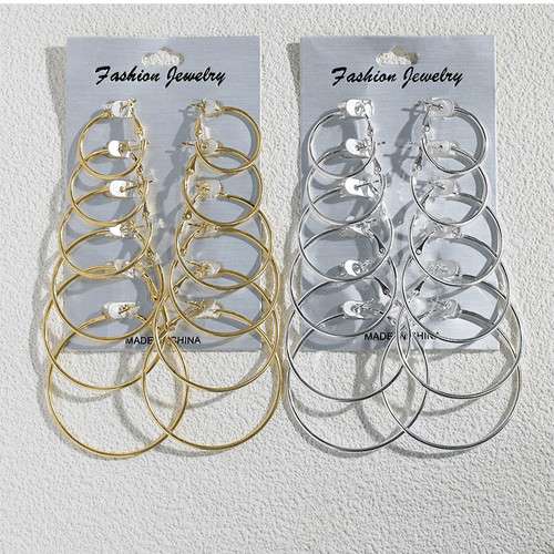 Women earrings pairs set - earrings, 6