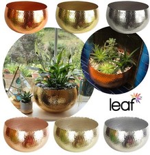Large Metal Bowls Hand Finished - Choice of Colours - Gold Copper Silver - Gift