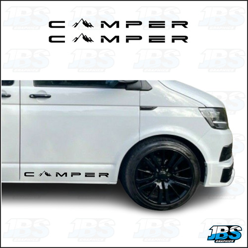 Camper vinyl decals graphics - camper,