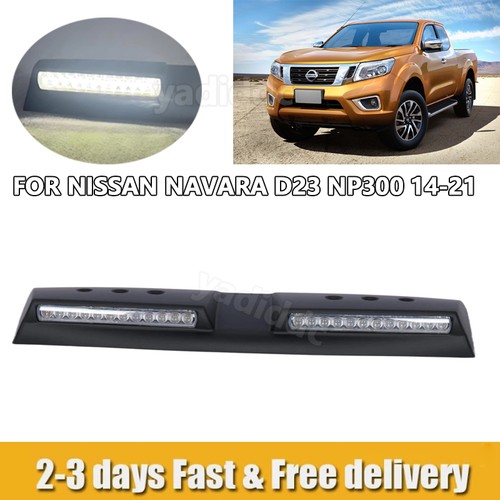 Black twin led light - bar, roof