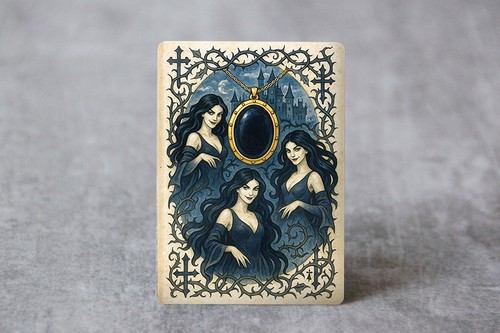 Illuminated manuscript opal - illuminated,