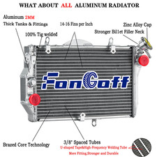 Aluminium Radiator For Honda CBR1100 CBR 1100XX Super Blackbird 1997-2008 19978