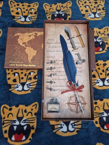 Feather pen set - set, ink