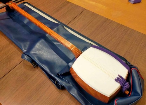 Shamisen body with case - shamisen,