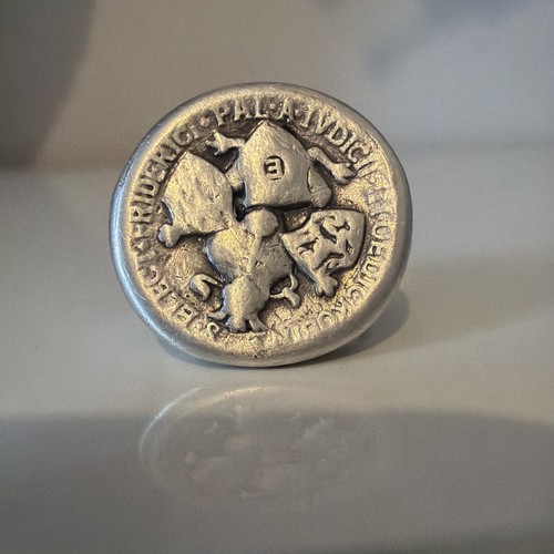 Sterling silver signet - silver, ring