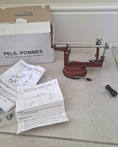 Apple peeler corer - peeler, slicer