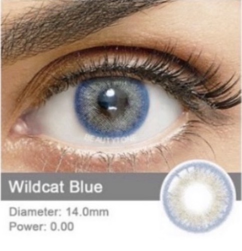 Compact round while - round, blue
