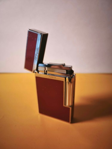Dupont brass gas lighter - dupont,