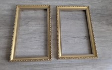 2 X Vintage Gold Gilt Wood