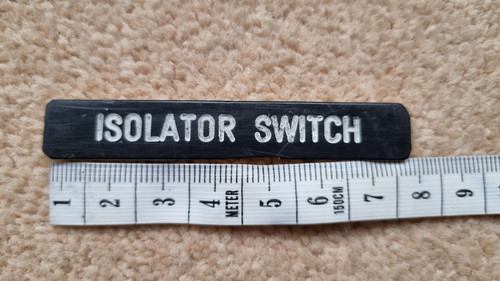 Isolator switch alexander - isolator,