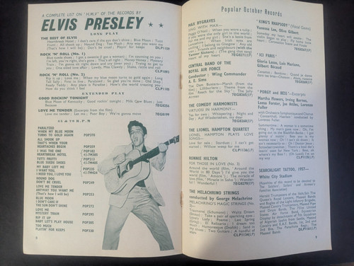 1957 hmv brochure includes - brochure,