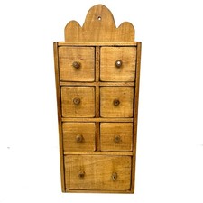 Antique Wooden Wall Apothecary