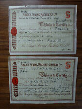 2 x Singer Sewing Machine