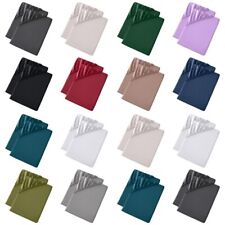 2 Pack Fitted Bed Sheet 28cm Depth Wrinkle Resistant Hypoallergenic Microfibre