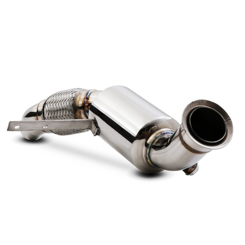Front test race downpipe - front,