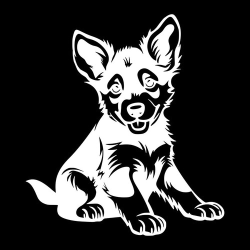 German shepherd puppy - puppy, dog