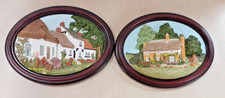 Lakeland Studios 2 Decorative Wall Plaques Handcrafted Hardys Cottage Wenden
