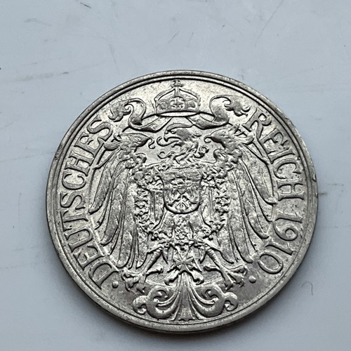 Germany 1910a nickel - nickel, 25
