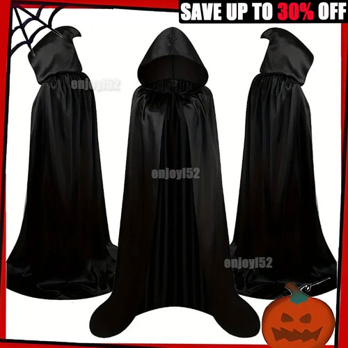 Adult witch hooded robe - witch's,