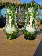 Pair Of Mary Gregory Hand