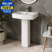 Modern bathroom square basin - modern,