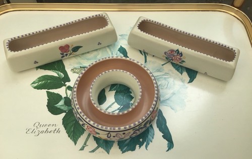 Poole pottery posy trough - pottery,