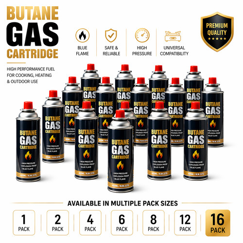 Butane gas bottles - bottles, canisters