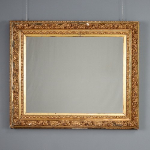 Antique mirror carved - mirror,