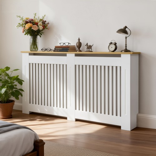 White oak radiator - white/oak,