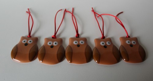 Owl christmas tree decoration - owl,