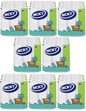 Nicky Elite Coconut Fresh 3PLY Soft Quilted 168 Sheets 45 Toilet Rolls Pack