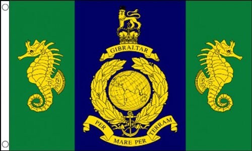 Royal marines flag 3 - royal, x