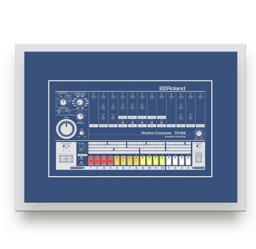 Roland 808 drum machine - tr-808,