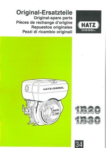Hatz diesel engine 1b20 1b30 - hatz,