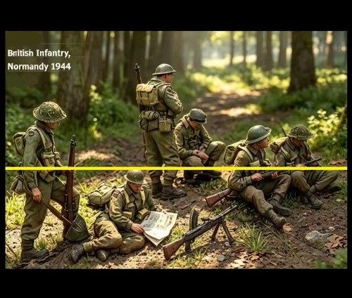 Scale british ww2 - scale, resin