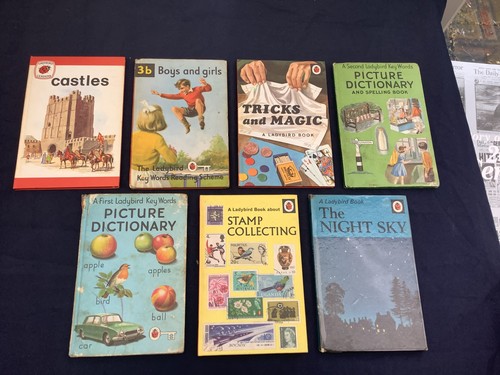 Ladybird books vintage job lot - ladybird,