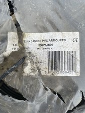 10 Meters Of 3 Core armoured Cable