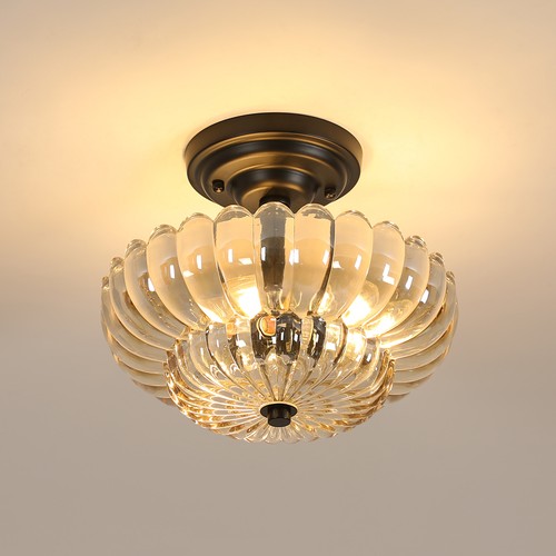 Amber glass head ceiling - 3-head,