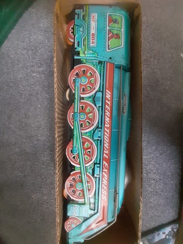 Vintage boxed tin - vintage, train
