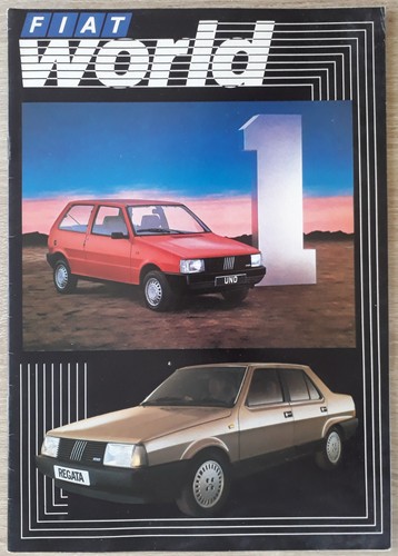 Fiat world magazine brochure - world,