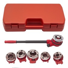 8pcs Pipe Threading Kit BSPT