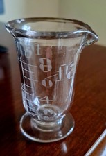Vintage Glass Apothecary Small