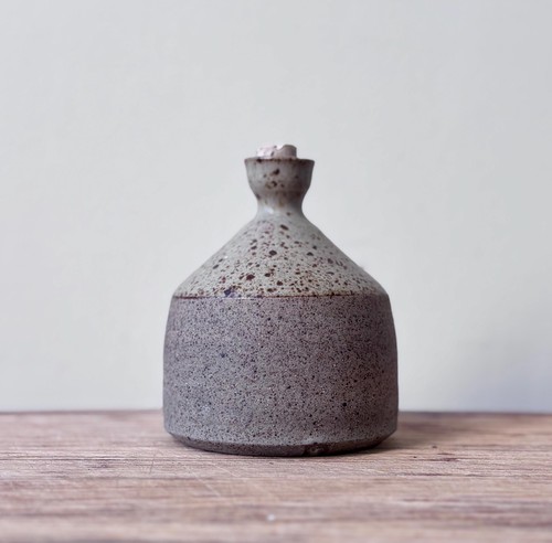 Vintage studio pottery bottle - vintage,