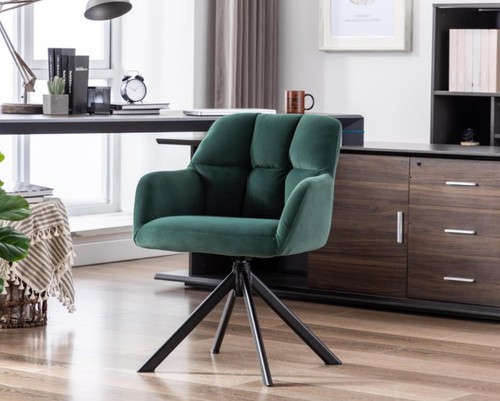 Chairus green velvet - green,