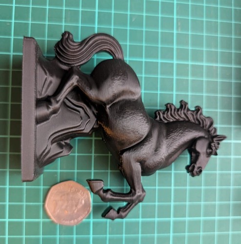 Resin horse ornament - resin,