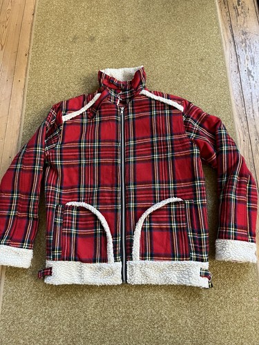Vtg plaid sherpa lined - vtg,
