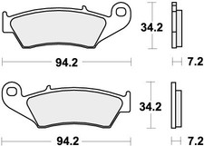 SBS Brake Pads Front For