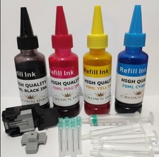 HP304 HP 304XL BLACK & COLOUR INK REFILL KIT FOR HP DESKJET 2600 PRINTER