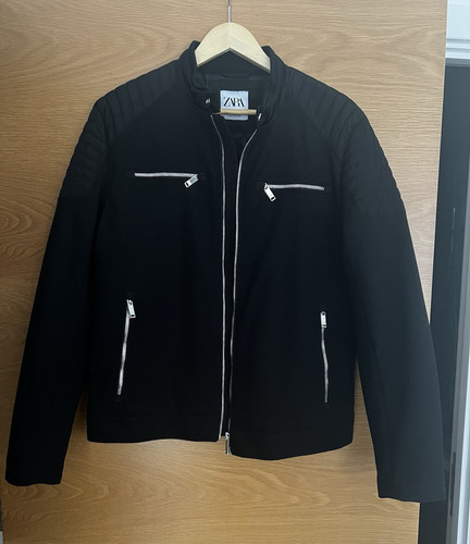 Zara men black - men's, biker